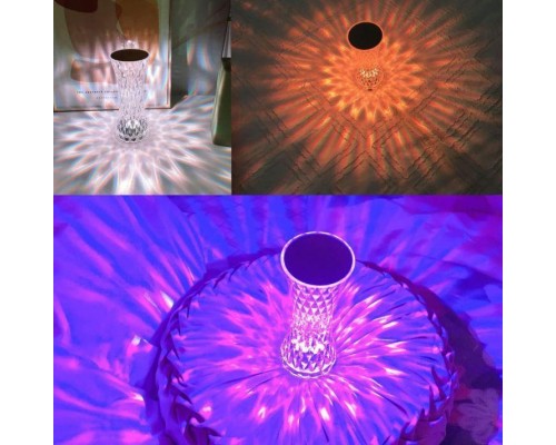 Проекционный светильник-ночник Crystal Table Lamp, Светильник  Led  rjb    HB-29                                                                                                           