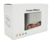Ночник- увлажнитель аромадиффузор 3в1 с ефектом огня Aroma Diffuser соляная лампа-ночник с увлажнителем, Увлажн.с эфетком пламени  HB-34