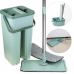 Швабра с ведром Scratch Cleaning Mop автоматический отжим  Бирюзовый и серый        24                                                                               