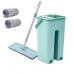 Швабра с ведром Scratch Cleaning Mop автоматический отжим  Бирюзовый и серый        24                                                                               