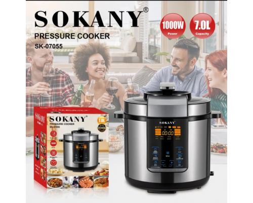 Мультиварка-скороварка Sokany SK-07055 7л  (2)