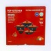 Набор кастрюль Top Kitchen ТК00050L  (черный с красными крышками ) 10 предметов 4