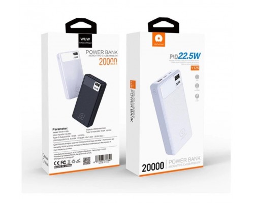 Power Bang  Wuw Y125  5V\2.1A на 20000mAh                                                                 
