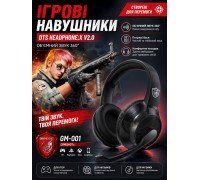  ігрові навушники GM-001  GAME HEADPHONES GM-001   HS-125