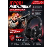  ігрові навушники GM-001  GAME HEADPHONES GM-001   HS-125