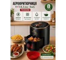 Механічна аерофритюрниця T.K.Line Italy, модель TK00268.     (Чорна)                                                                                                       