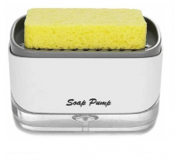 НАЖИМНОй Кухонный диспенсер для моющего средства С ГУБКОЙ  SOAP PUMP   TK-6   100