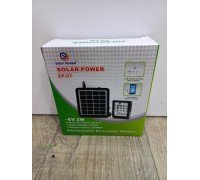Лампа прожектор с солнечной панелью 6v2w EP-07  (60)