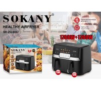 Мультипечь двухкамерн. Sokany SK-ZG-8047  1шт в кор