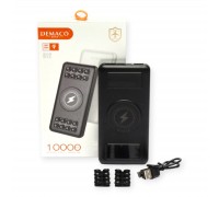 Power Bank Demaco  B12 wireless  charging   5v\2.1A    на 10000mAh