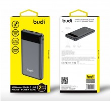 Power Bank  Budi 37wh    2.4a   на 10000mAh (2,1A)  (2выхода)