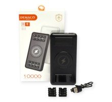 Power Bank Demaco  B12 wireless  charging   5v\2.1A    на 10000mAh