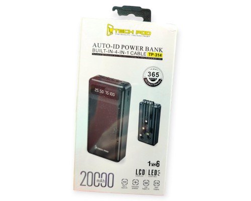 Power Bank Tech Pod TP-314    5v\2.1a   на 20000mAh