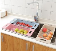 Портативная складная корзина на мойку TV000803  60