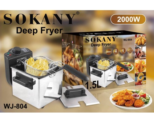 Фритюрница эл.Sokany WJ-804  (4)