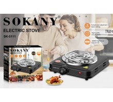 Плита электр. Sokany  спираль на 1 комф  SK-5111   (12)
