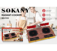 Настольная эл.плита  на 2 комф   SK-07039  (3)