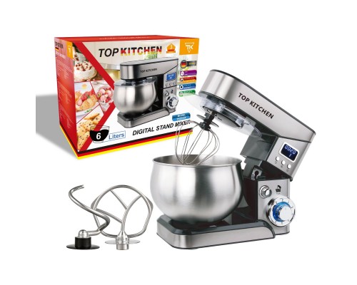 Миксер планетарный тестомес   Top Kitchen Tk00224   6л   LCD 4000W 