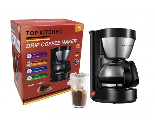 Кофеварка  Top Kitchen Tk00221      Кофеварка электрическая капельная с подогревом