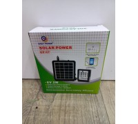 Лампа прожектор с солнечной панелью 6v2w EP-07  (60)
